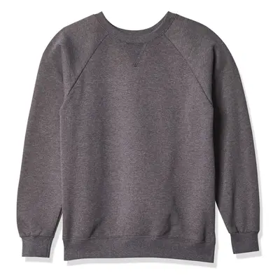 Fruit of the Loom Boys' Fleece Crewneck Sweatshirt CHARCOAL HEATHER