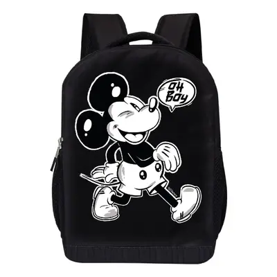 Disney Mickey Mouse Black Backpack for Kids and Adults - Inch Air