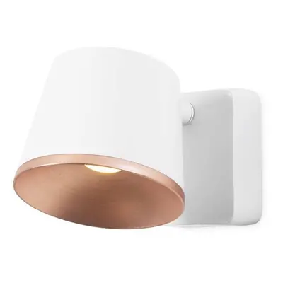 Leds-C4 Drone - Integrated LED Indoor Wall / Ceiling Light White, Copper