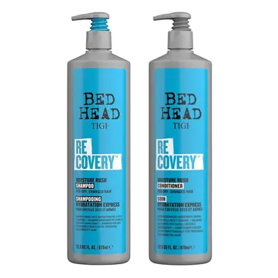 Bed Head TIGI Recovery Shampoo and Conditioner for Damaged Hair, 970ml