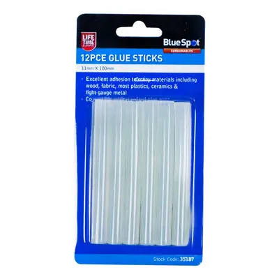 Bluespot Pce 11mm Glue Sticks - Hot Melt Adhesive 100mm Blue Spot 12pk All - sticks glue hot mel