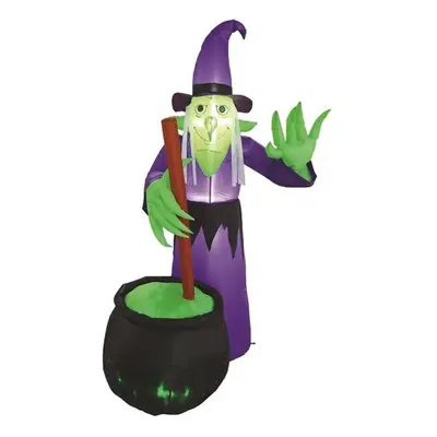 Celebrations Four Season Witch with Cauldron Inflatable