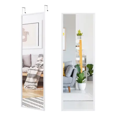 2 IN1 Full Length Mirror Over the Door Dressing Mirror Wall Mounted Makeup