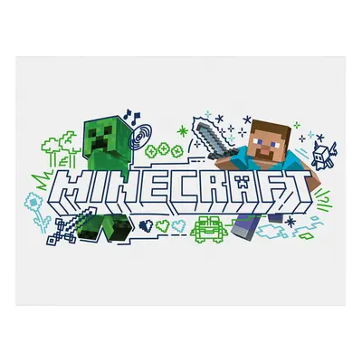 Minecraft Steve And Creeper Canvas Print