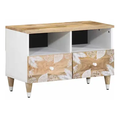 vidaXL TV Cabinet 70x33.5x46 cm Solid Wood Mango TV stand TV sideboard