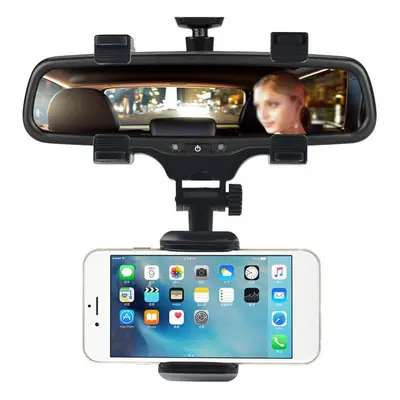 360 Rotation Rear View Mirror Mount Phone Holder