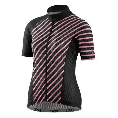 (S) SKINS Cycle Womens Lovecat X-Light Short Sleeve Full Zip Jersey - Black/Cosmo