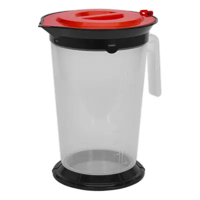 5 Litre Transparent Measuring Jug - Wide Base - Imperial & Metric Graduations