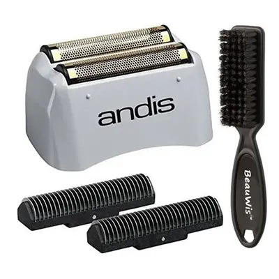 Andis Pro Shaver No.17155 Replacement Titanium Foil Assembly and Inner Cutters, With a Bonus Bea