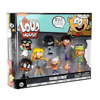 8-Pack The Loud House Toy Lori Luan Luna Lucy Kids Gift