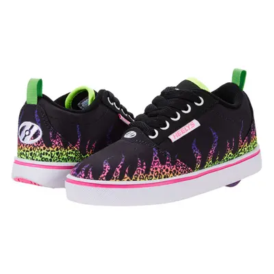 HEELYS Girl's Pro20 Prints (Little Kid/Big Kid/Adult) Black/White/Neon