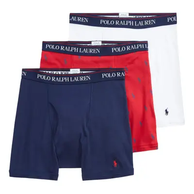 Polo Ralph Lauren Classic Fit w/Wicking 3-Pack Boxer Briefs Cruise Nav