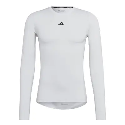 adidas Men's Techfit AEROREADY Training Long-Sleeve Tee White X-Larg