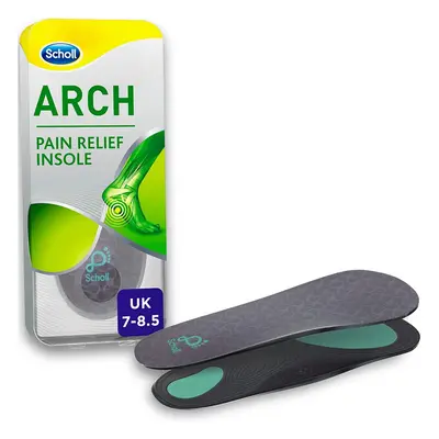 Scholl Orthotic Insole Arch Pain Relief, Medium, UK Size 7-8.5