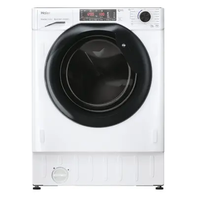 Haier Series HWQ90B416FWB-UK Integrated 9Kg Washing Machine with rpm - White