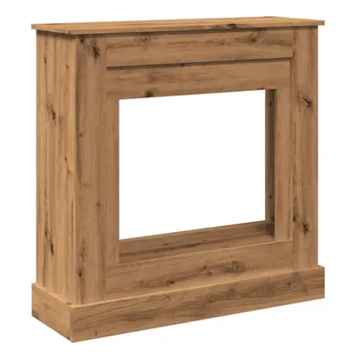 (artisan oak) vidaXL Fireplace Surround Fire Surround Fire Place Engineered Wood