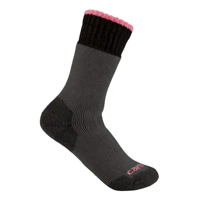 Carhartt Womens Heavyweight Synthetic-wool Blend Boot Socks Charcoal