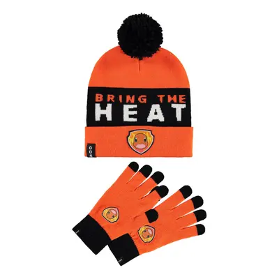 POKEMON Charizard Bring the Heat Beanie & Knitted Gloves Giftset - GS727581POK