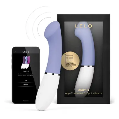 (Powder Blue) LELO GIGI App-Controlled G-Spot Vibrator for Women with Pleasure Settings, Female 