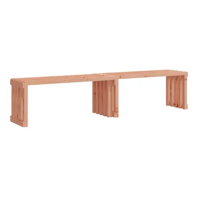 (natural douglas) vidaXL Garden Bench Extendable Bench Park Outdoor Bench Seat Solid Wood Pine