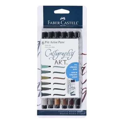 Faber-Castell Calligraphy Pitt Artist Pen Set - Subtle Toned Calligr