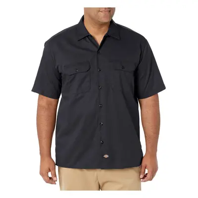 Dickies mens Short-sleeve Work Shirt Black X-Large