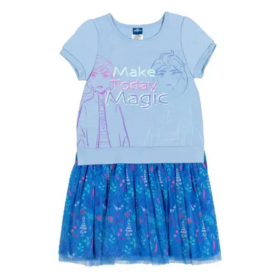 Disney Frozen Elsa Princess Anna Little Girls Dress Blue 6-6X