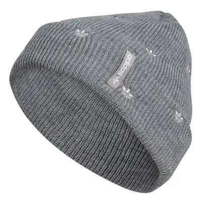 adidas Originals AOP Embroidery Cuff Fold Beanie Heather Grey/White