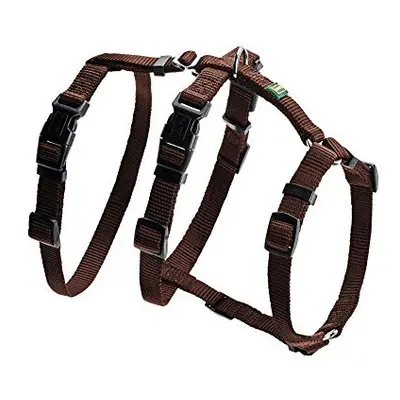 Escape-proof harness Vario Rapid, brown, Nylon