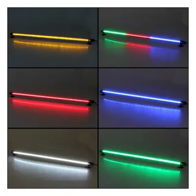 (Green) Blue White 62cm LEDs Aquarium Tank Bar Light Waterproof Stick Strip Lamp 220V Fish