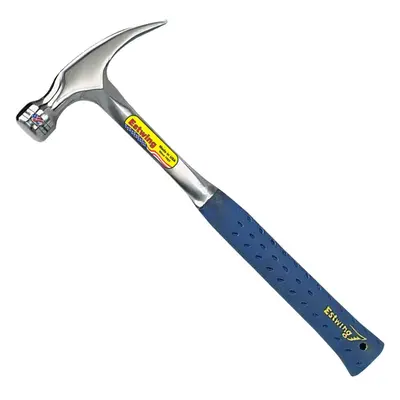 Estwing E3/22SR Oz Framing Hammer W/Milled Face, Blue Grip, Silver, Smooth