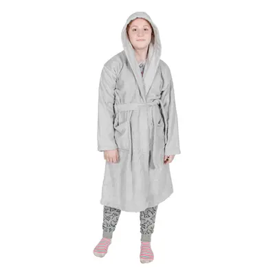 (Silver Grey, Years) Kids Hooded Egyptian Cotton Bathrobe