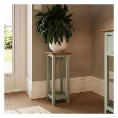 FWStyle Side Table Solid Oak Sage Green