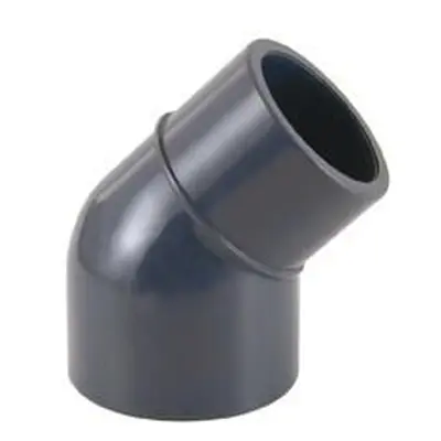 Certikin SPX063050RE | Size x - Grey PVC Pipe & Fittings - Metric > Grey degree Reducing Elbow