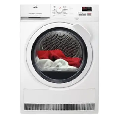 AEG T7DBK841N - White 8KG Heat Pump Condenser Dryer - A++ energy