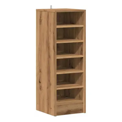 (artisan oak) vidaXL Shoe Cabinet Chipboard Home Shoe Storage Organiser Rack Multi Colours