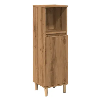 (artisan oak) vidaXL Bathroom Cabinet Cupboard Washroom Storage Cabinet Engineered Wood