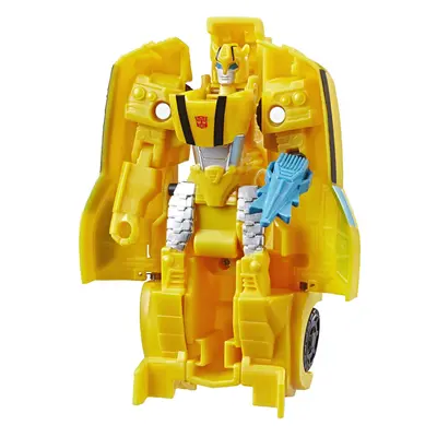 Transformers Toys Cyberverse Action Attackers: 1-Step Changer Bumblebee Action Figure Repeatable