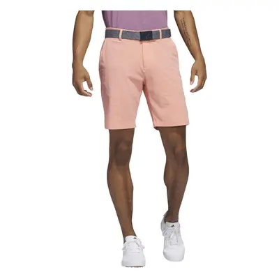 adidas Men's Crosshatch Golf Shorts Coral Fusion