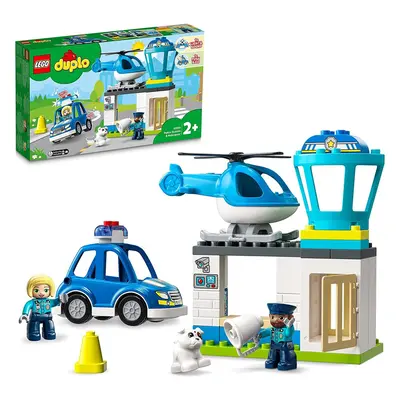 LEGO DUPLO Rescue Police Station Push & Go Car Toy