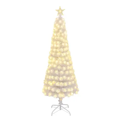 6 FT Artificial Xmas Tree Pencil Christmas Tree w/248 Branch Tips