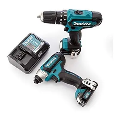 Makita CLX202AJ 12V Max Li-ion CXT Piece Kit Complete with x 2.0 Ah Li-ion Batteries and Charger