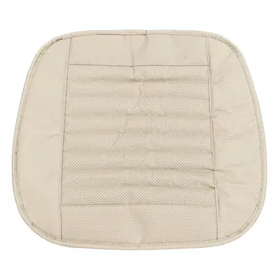 (Beige) Details about 3D Car Front Seat Cover Leather Single Seat Protector Cushion Mat Breathab