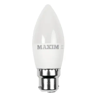 Maxim LED Candle Bayonet Cap Cool White 3W (Pack of 10) - [HC665]