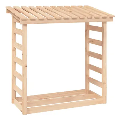 (Brown, x 64.5 x cm) vidaXL Solid Wood Pine Firewood Rack Multi Colours 108x64.5x110/108x64.5x78