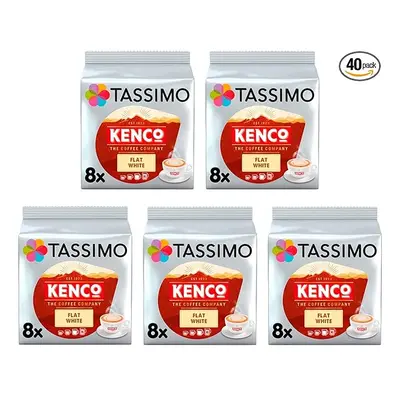 Tassimo Kenco Flat White Coffee Pods Pack of Total pods servings