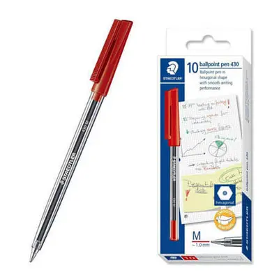 Staedtler Stick Medium Ballpoint Pen (Box of 10)