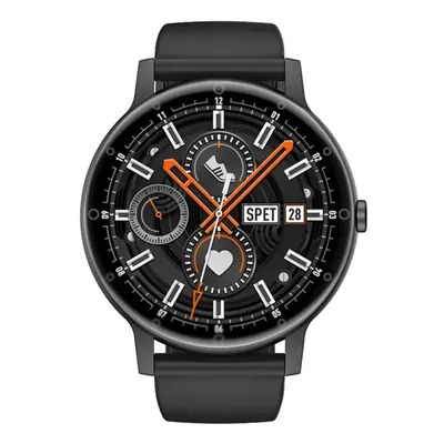 (Black) Pro S88 Smart Watch 1.39 Inch HD Screen Bluetooth Call Music Control Heart Rate Monitor 