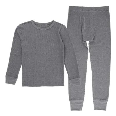 Fruit of the Loom Boys' Premium Thermal Waffle Underwear Set Heather