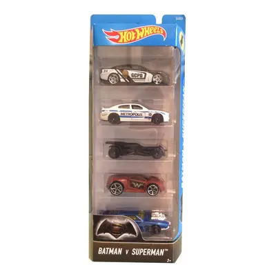 Hot Wheels Batman v Superman Vehicle (5 Pack)